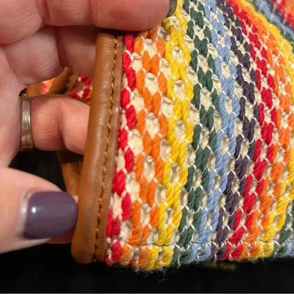 NWT Rag and Bone Summer Multi Passenger Tote with dust bag rainbow - Picture 13 of 14